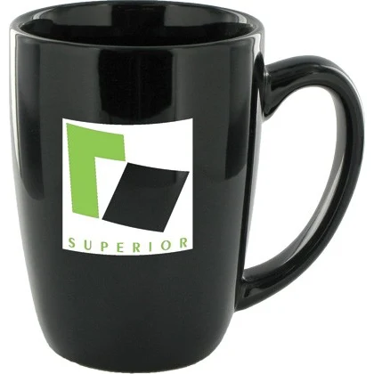 16 oz. Black Challenger Mug 1