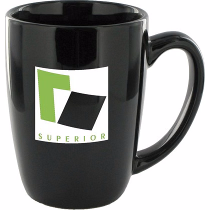 16 oz. Black Challenger Mug