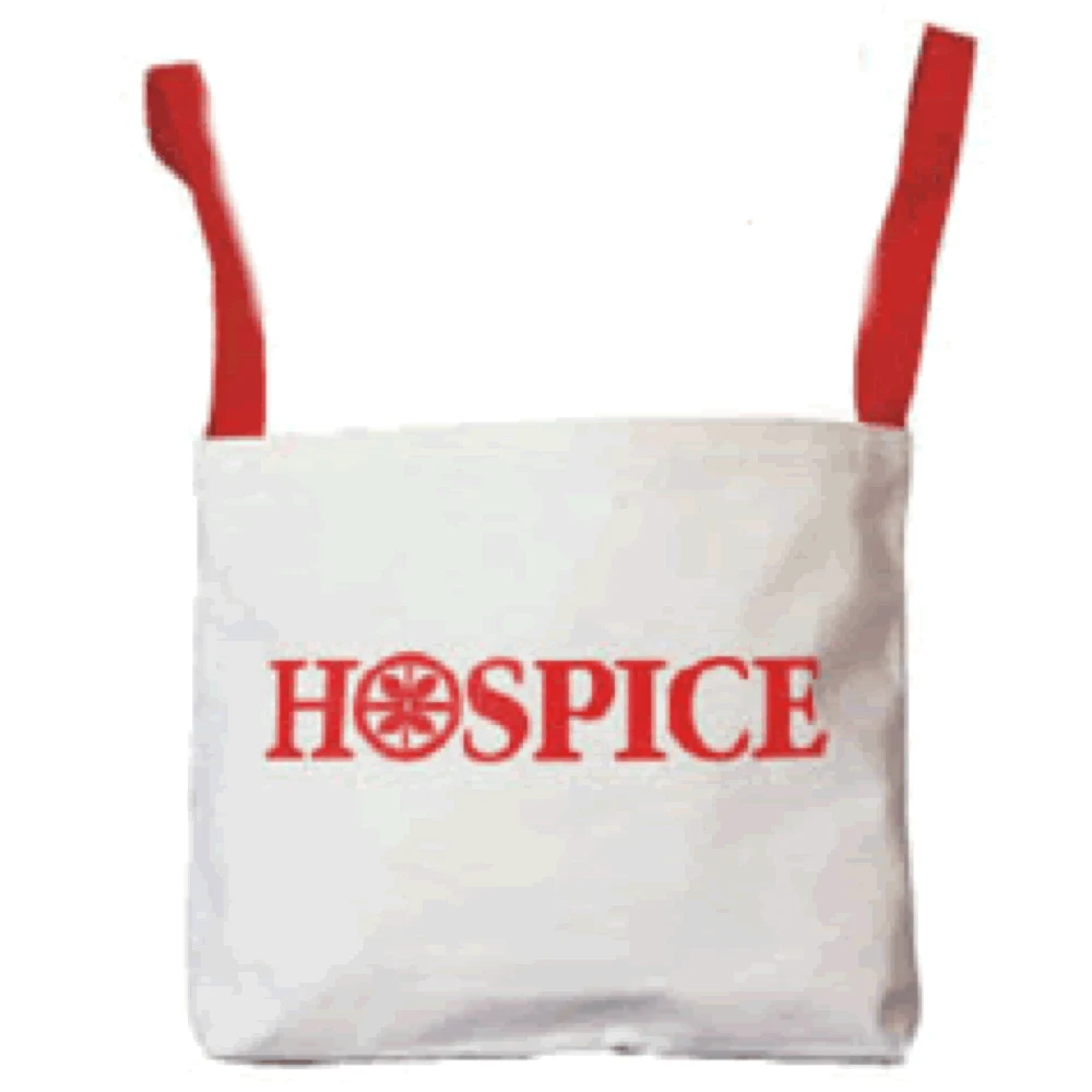 10 Oz. Natural Canvas Wheel Chair Tote Bag 1