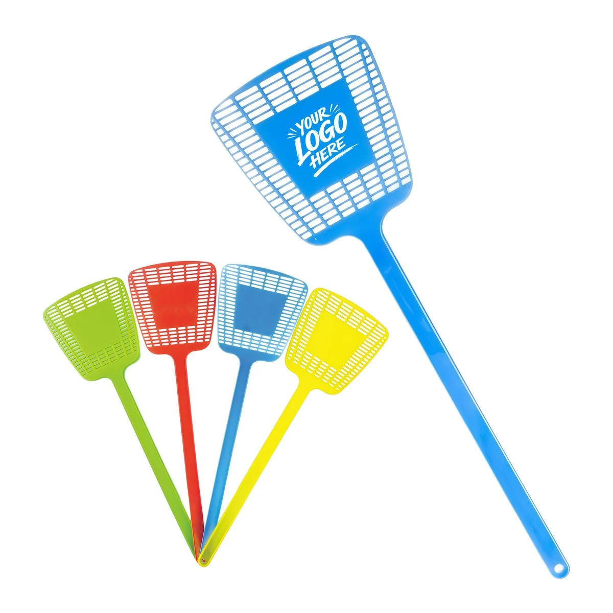 15.75-Inch Plastic Fly Swatter with Long Handle 1