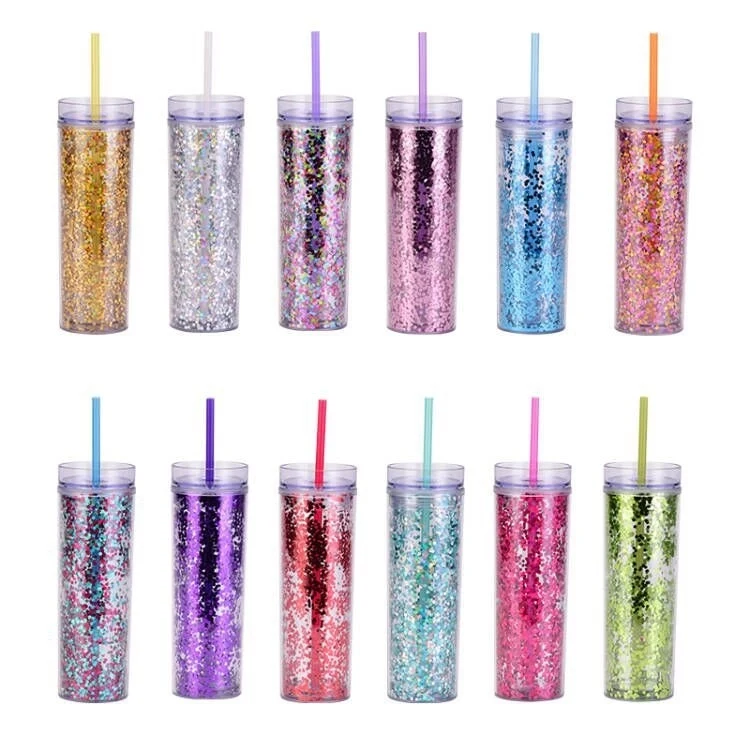 Tumbler With Reusable Straw 16Oz 1