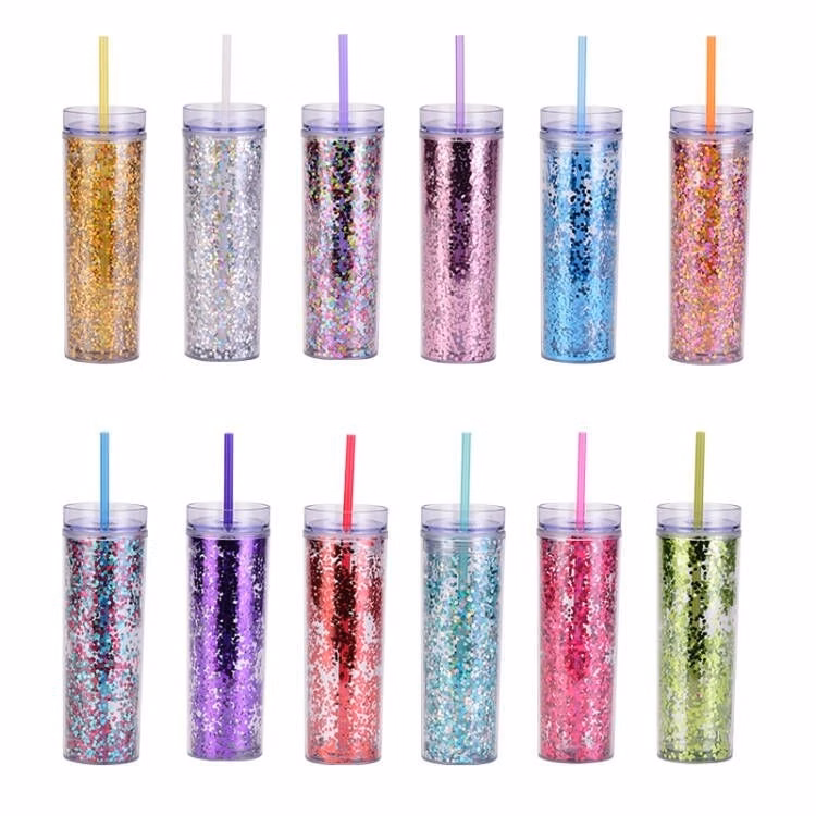 Tumbler With Reusable Straw 16Oz