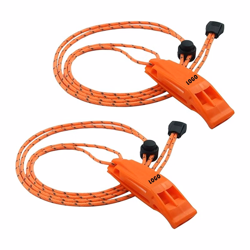 Survival Emergency Whistle With Lanyard
