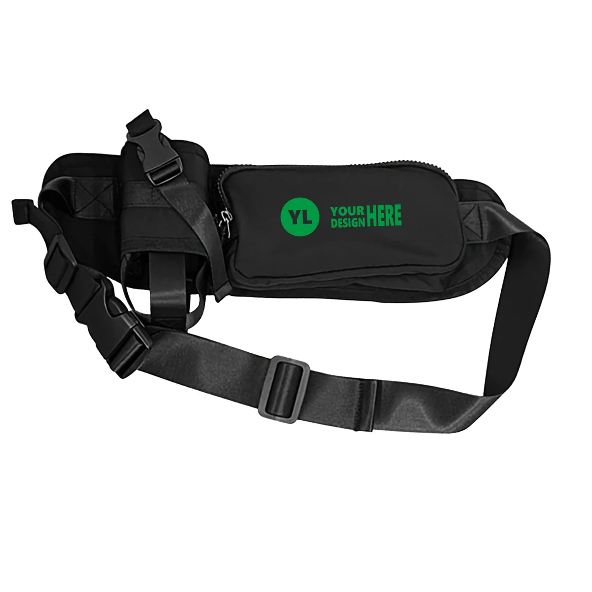 Sports Waist Pack With Water Bottle Holder 1