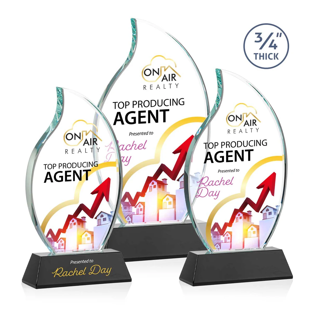 Croydon VividPrint™ Award on Newhaven Base - Black 1