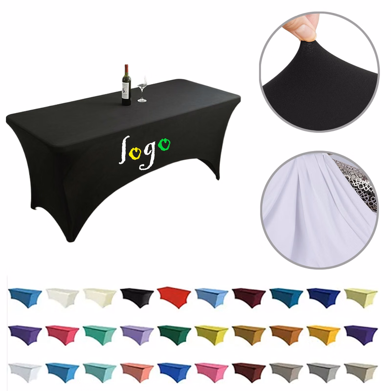 MOQ1 Premium 6FT Elastic Event Table Cover