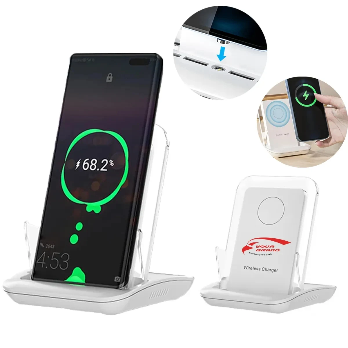 Magnetic Flash Amplification Wireless Phone Charger Holder 1