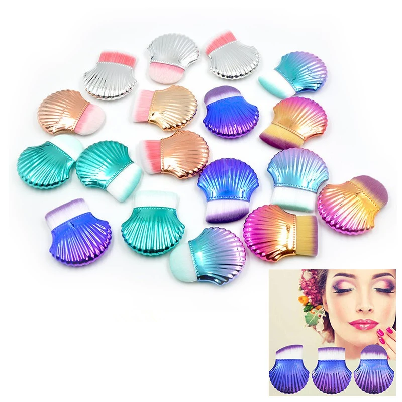 Colorful Shell Cosmetic Brush 1