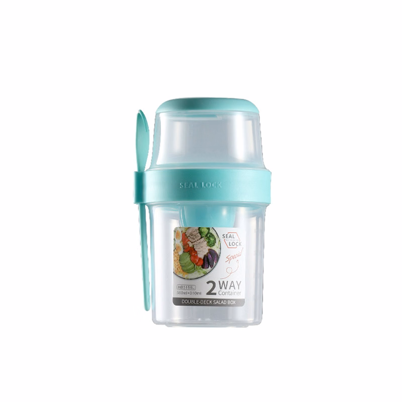 560Ml With 360Ml Double Layer Salad Cup