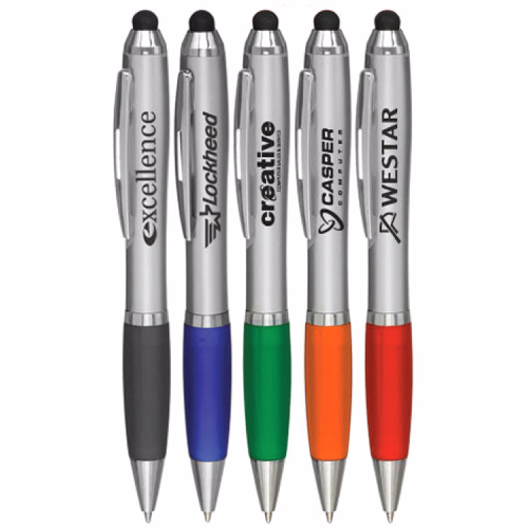 Assorted Colors Stylus Ballpoint Pen