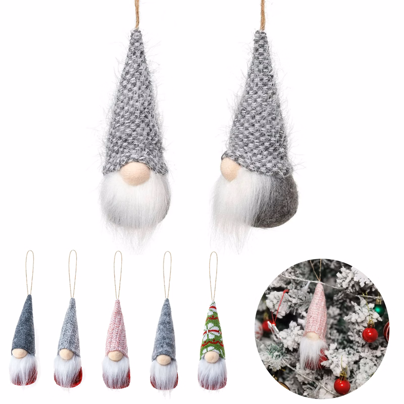 Christmas Tree Hanging Gnomes Ornaments