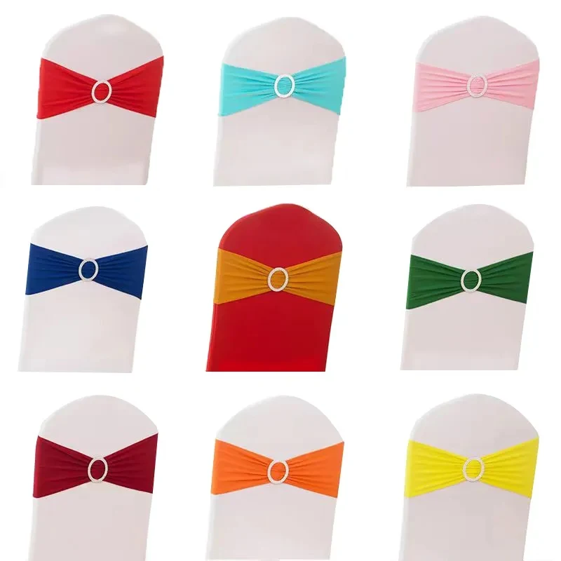 Spandex Chair Cover Band Elastic Ties for Wedding 1