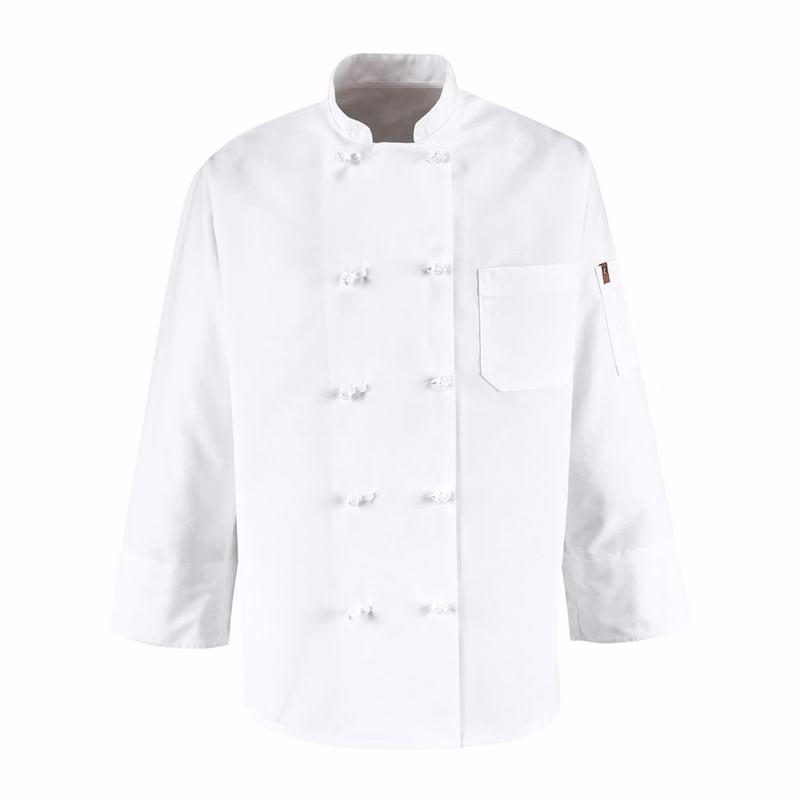 Ten Knot Button Chef Coat - 0421