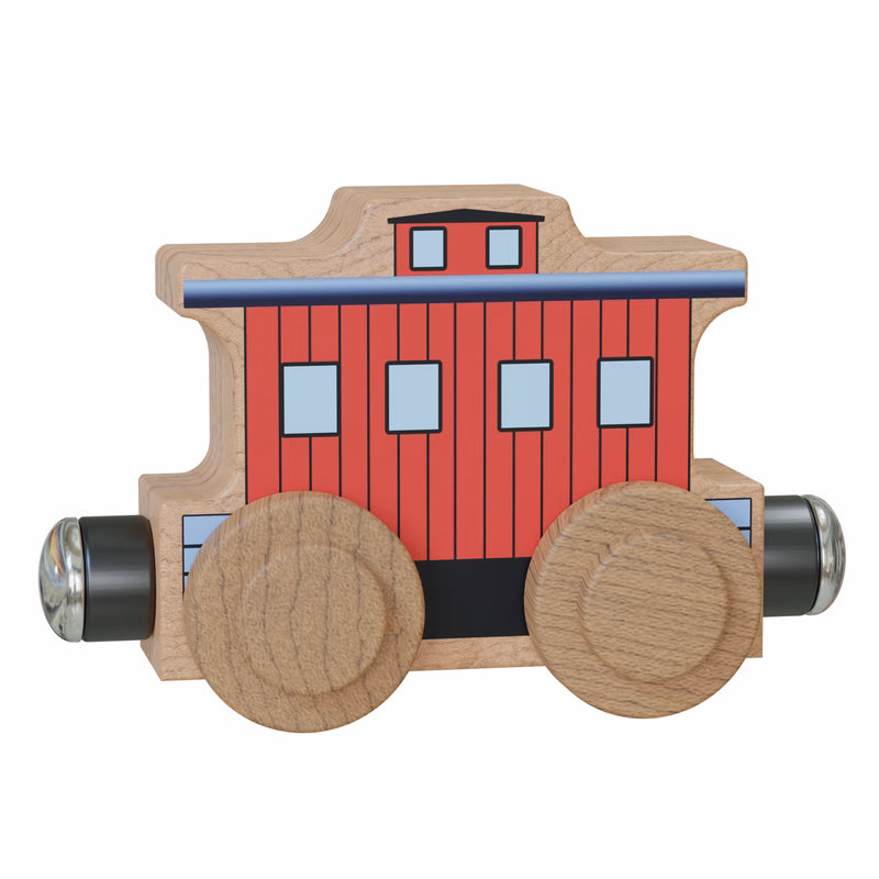 Wood Train Caboose IMPRINT