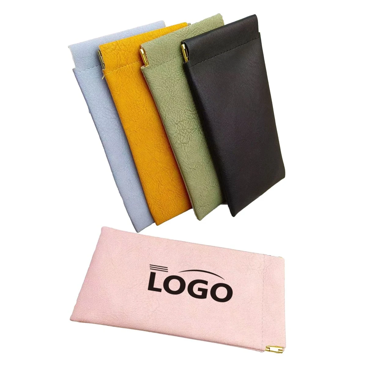 Auto-Close Eyewear Carry Pouch With Custom Logo 1