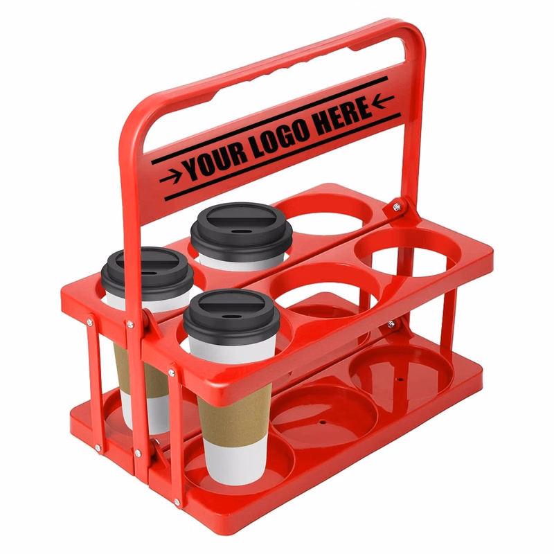 6 Holes Foldable Plastic Drink Carrier