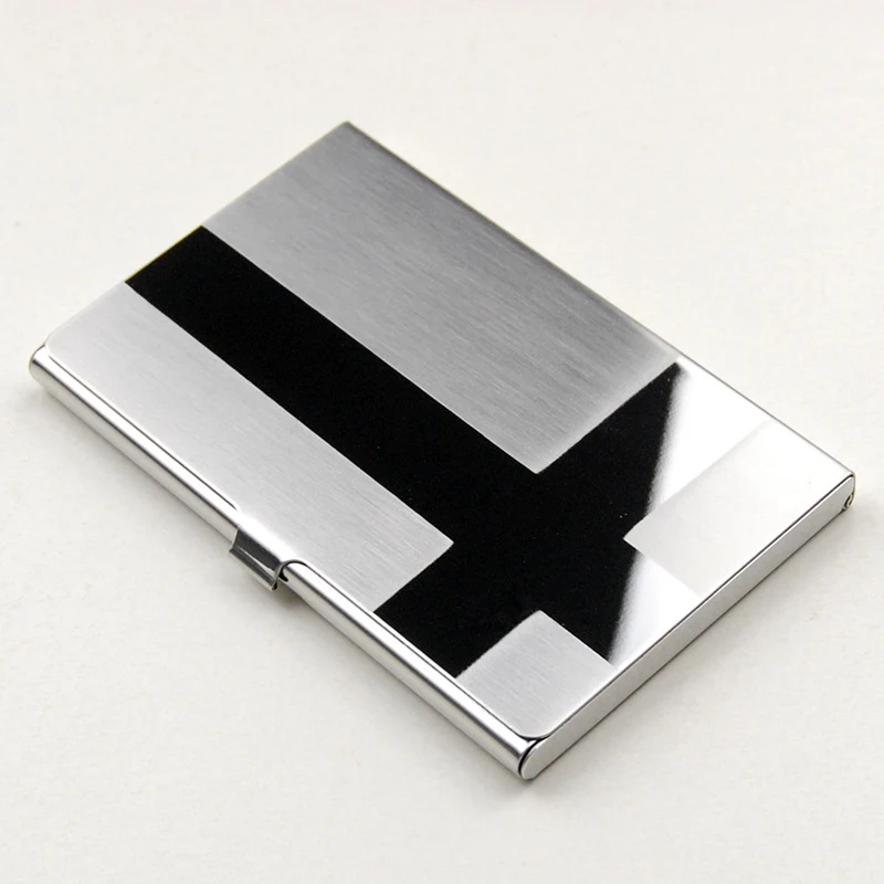 Ultra-Slim Stainless Steel Business Card Holder 1