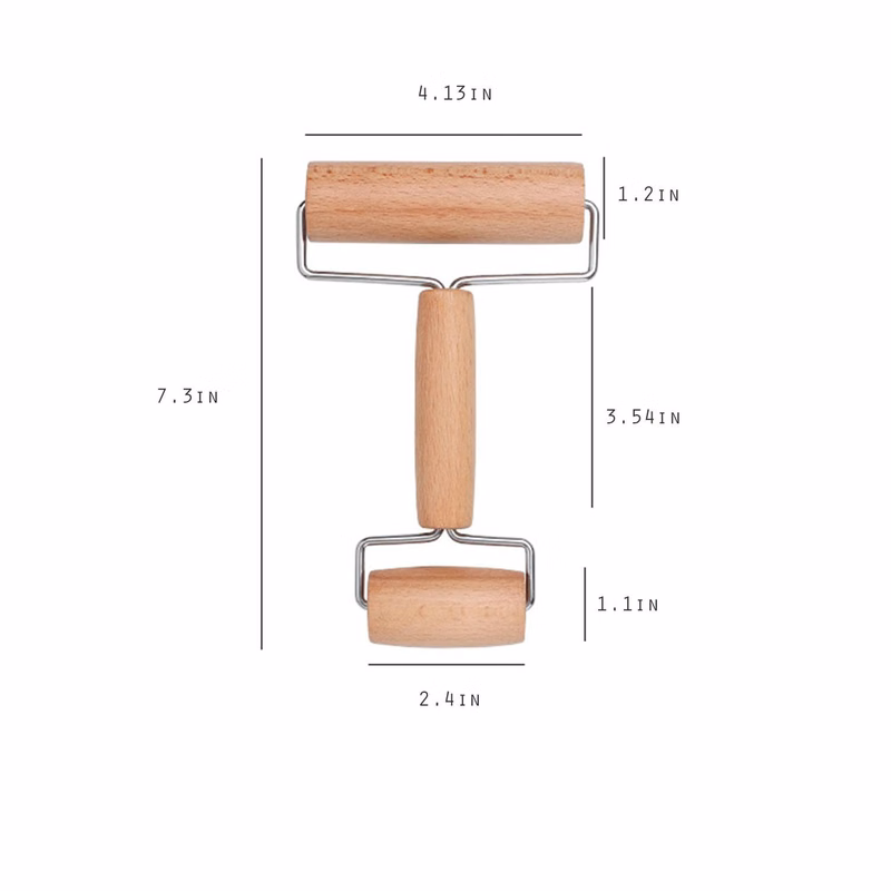 Wooden Dough Rolling Pin
