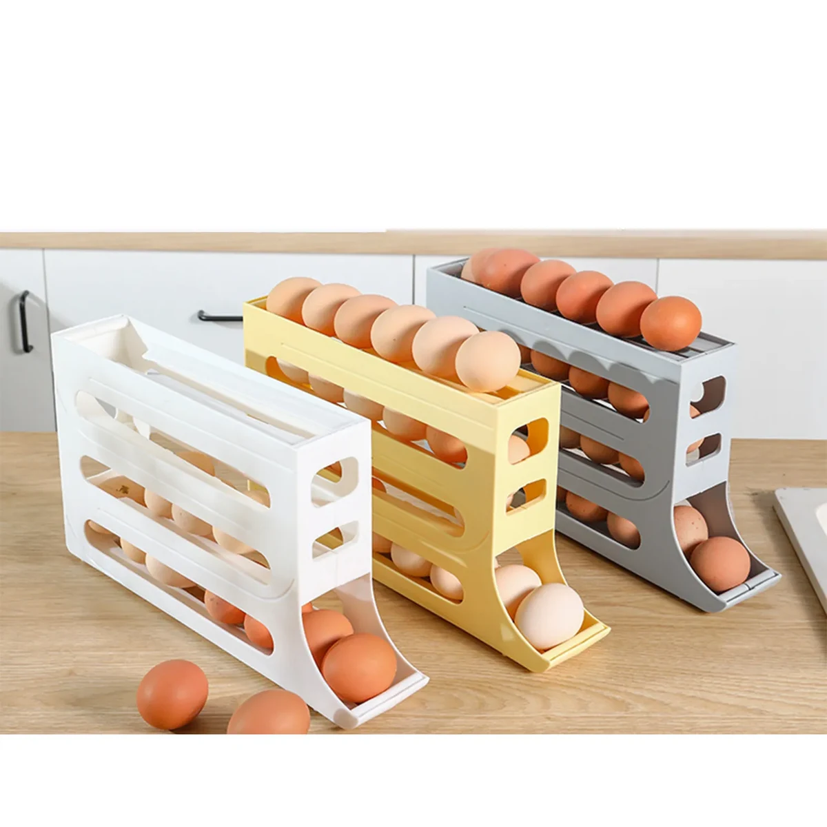 4-Layer Rolling Egg Rack 1