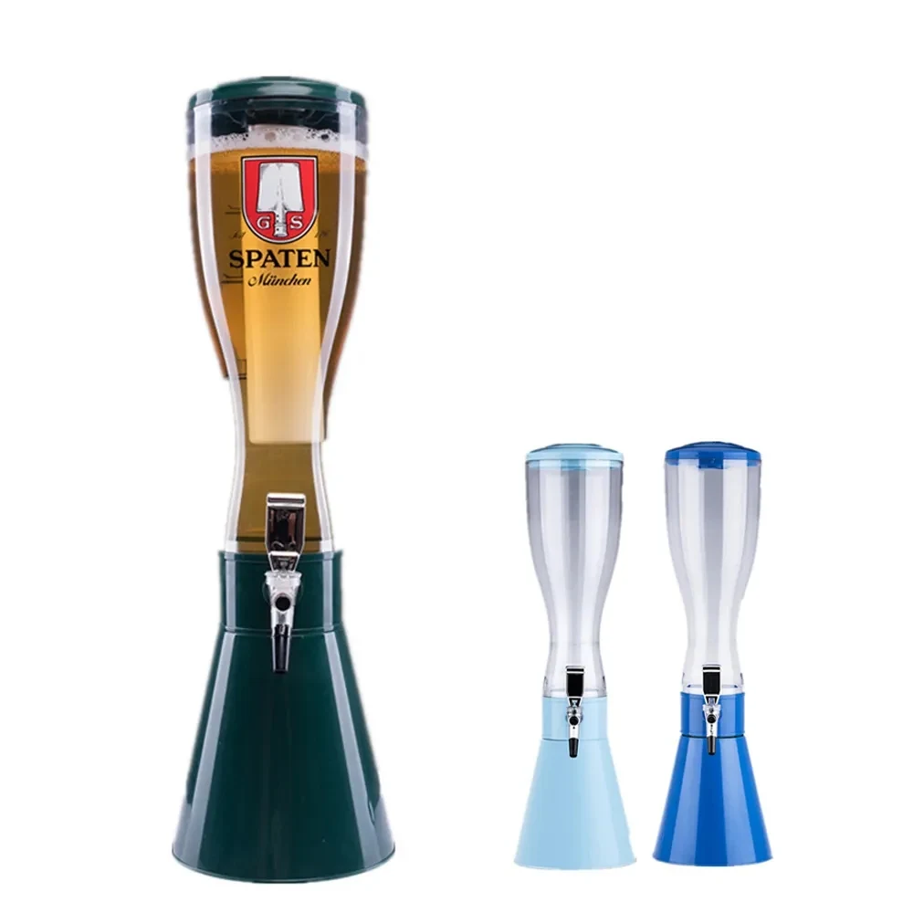 Clear Beverage Tower Dispenser 1
