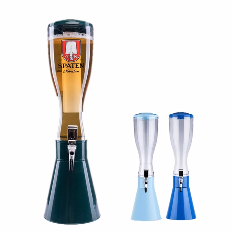 Clear Beverage Tower Dispenser