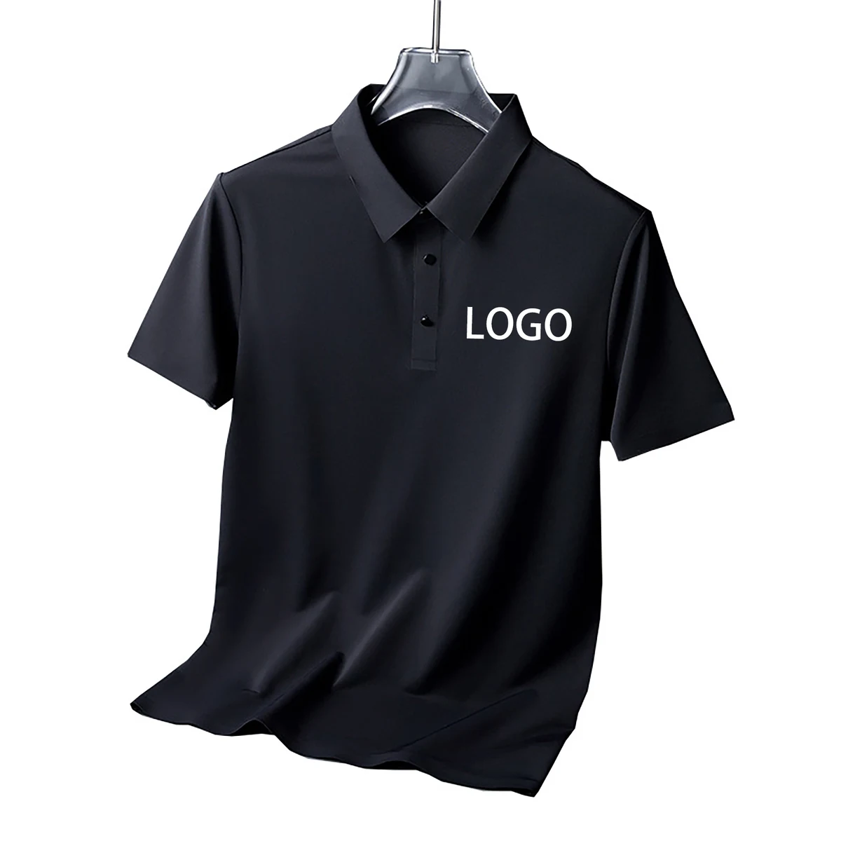 Essentials Men's Regular-Fit Quick-Dry Golf Polo Shirt 1