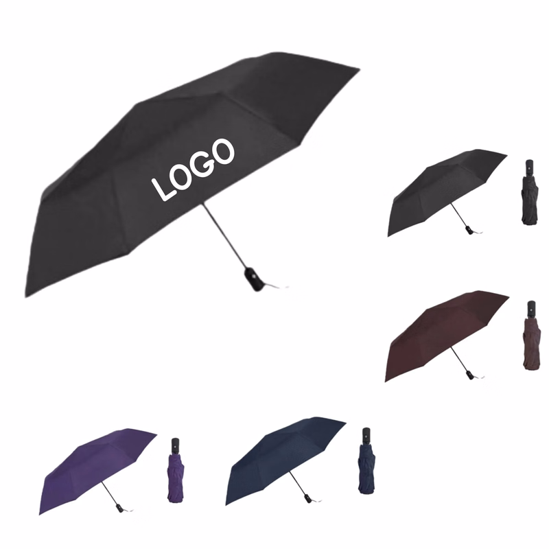 Custom Logo Automatic Umbrella Sun Rain
