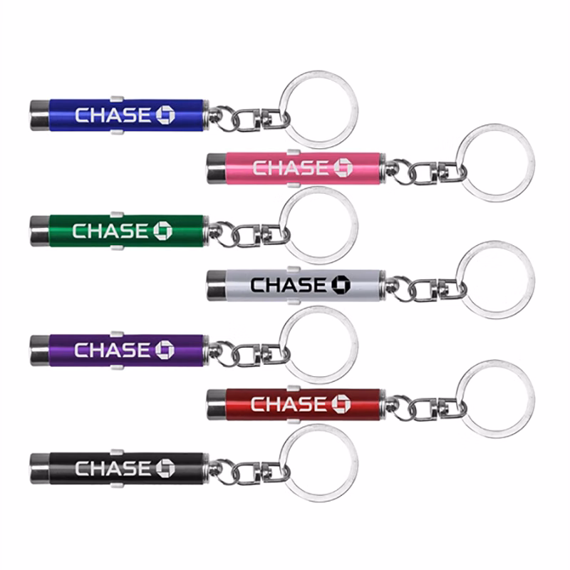 Laser Pointer and LED Flashlight Key holder