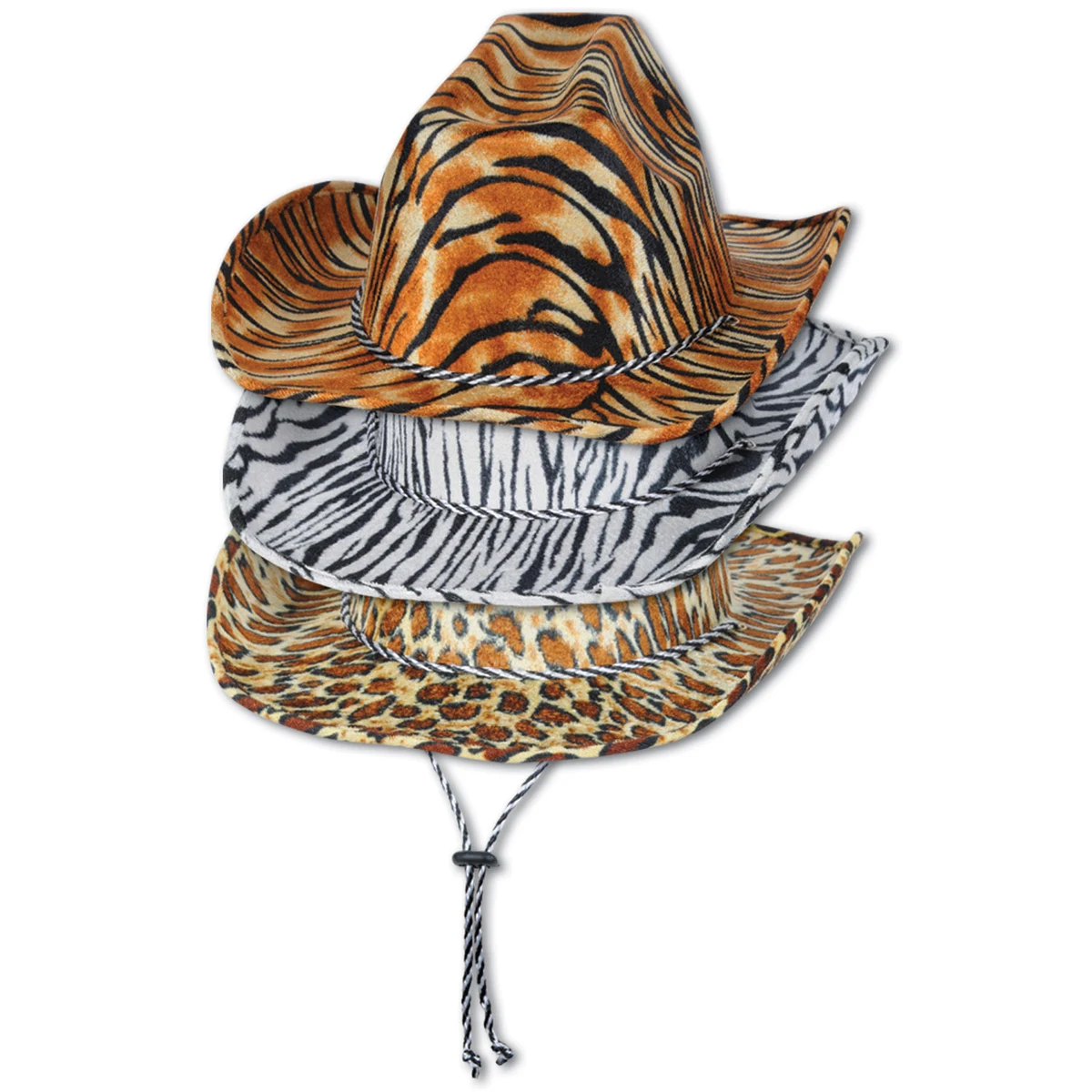 Cowboy Hat w/ Assorted Animal Print 1