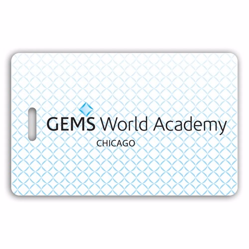 USA Made Laminated Event Tag (2.125"x3.375") Rectangle