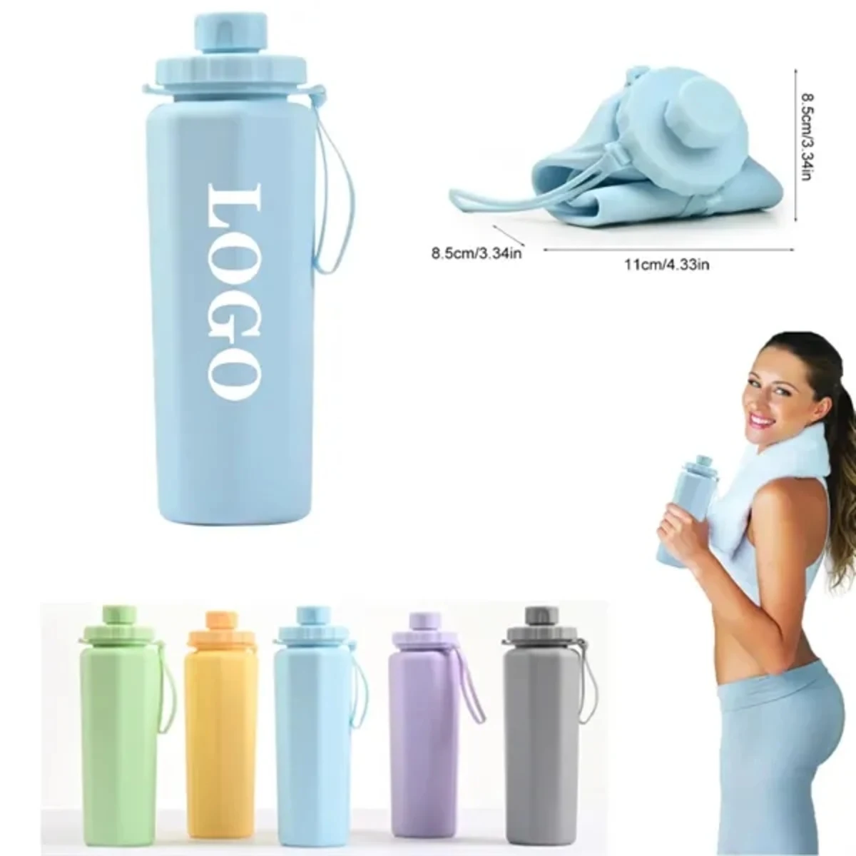 Foldable sports bottle 1