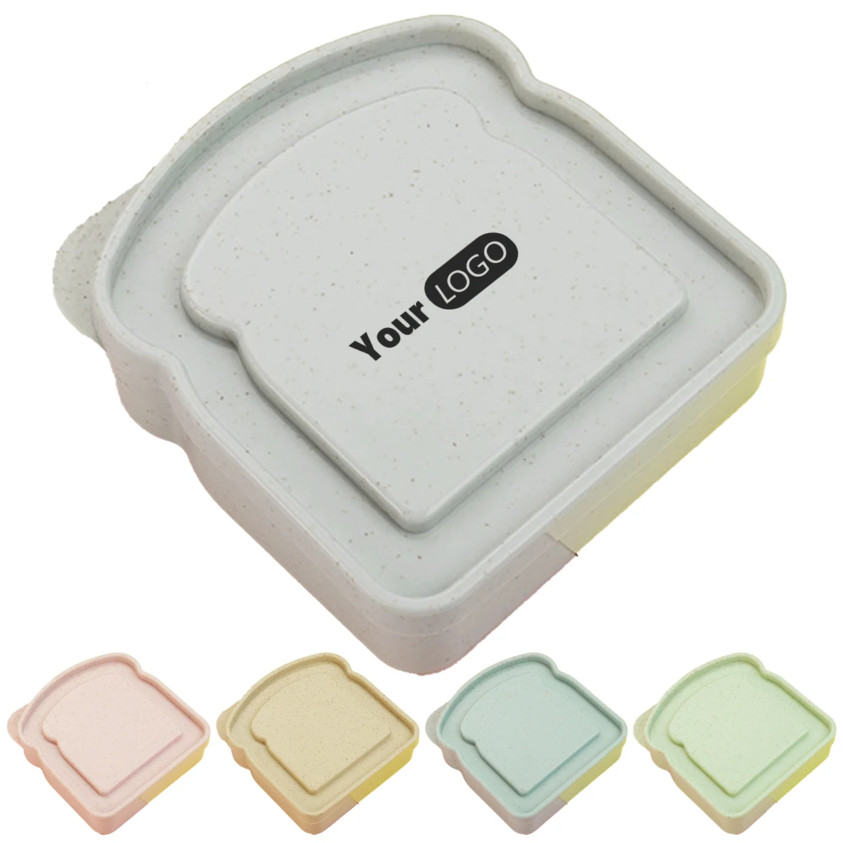 Plastic Large Capacity Portable Bento Box 1
