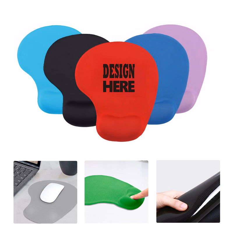 MOQ50 Silicone Wrist Support Mouse Pad for Comfort and Control
