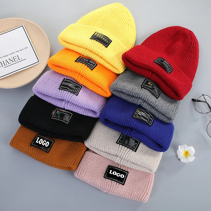 Winter Knit Beanie Hat Watch Cap 1