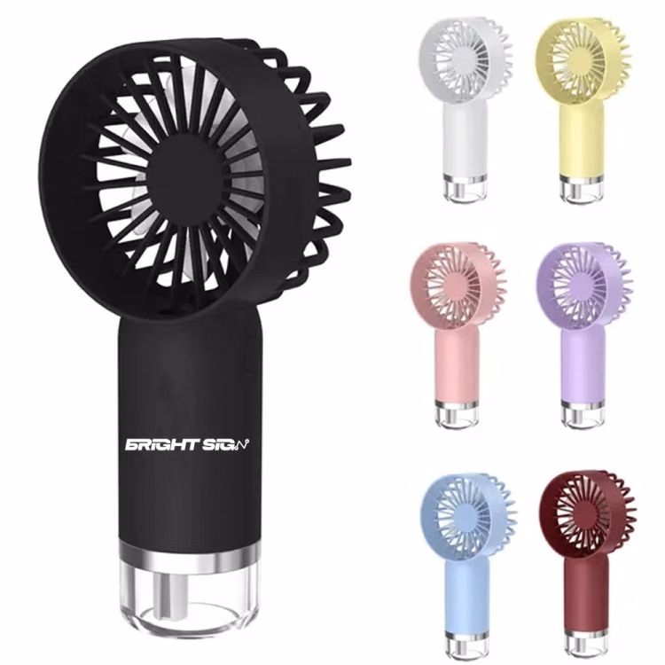 Handheld Misting Fan with USB Rechargeable Battery