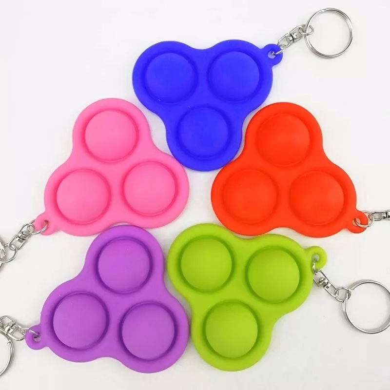 Pop 3 Bubbles Keychain