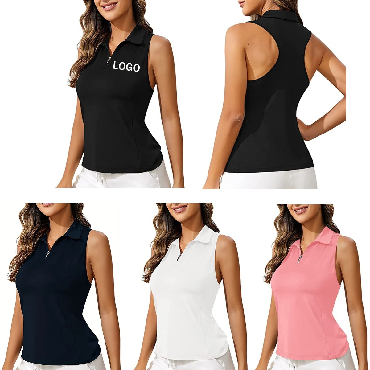 Golf Sleeveless T Shirt 1