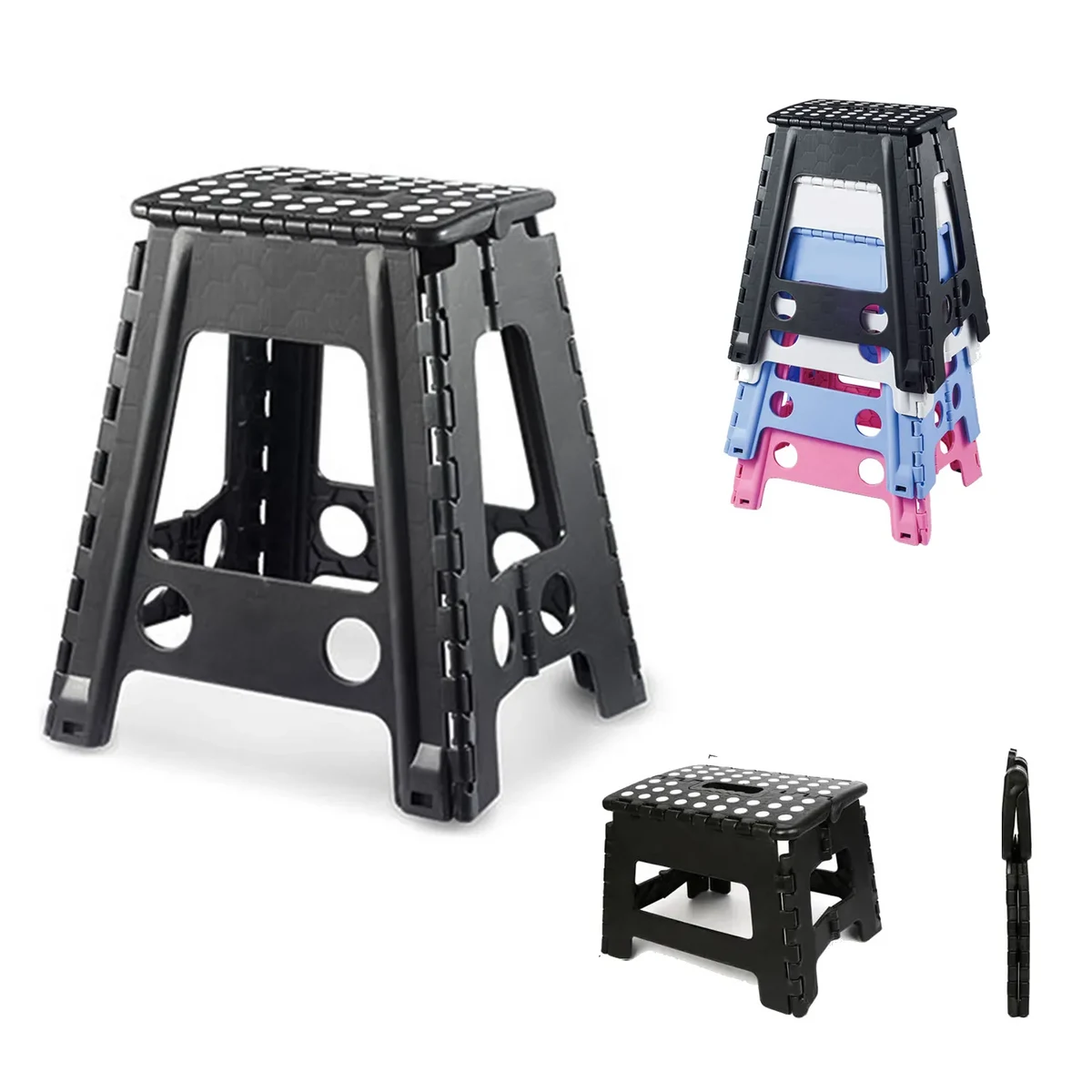 Portable Folding Plastic Stool 1