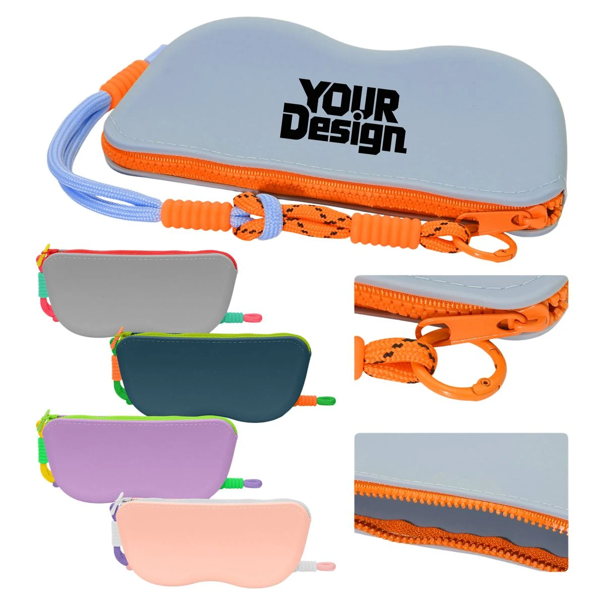 Soft Silicone Eyeglass Pouch 1