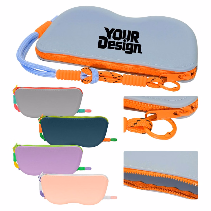 Soft Silicone Eyeglass Pouch