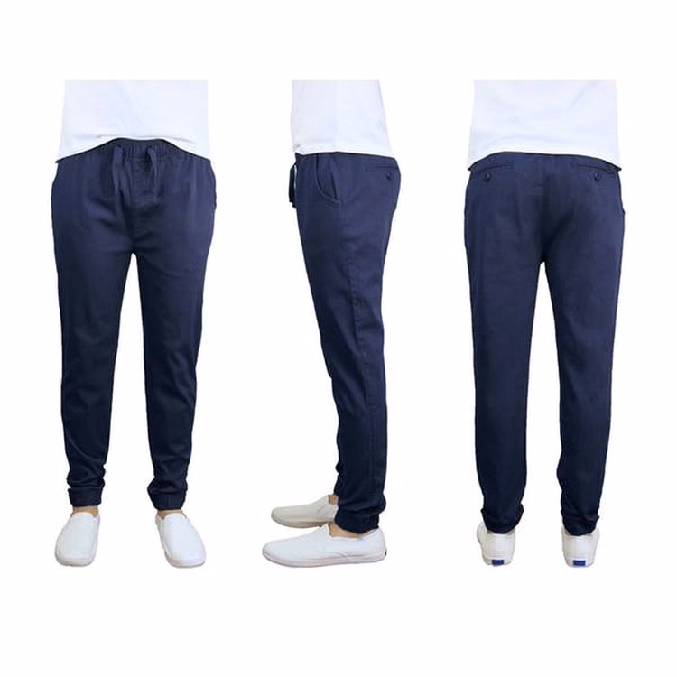 Men's Stretch Twill Joggers - S-2X Navy