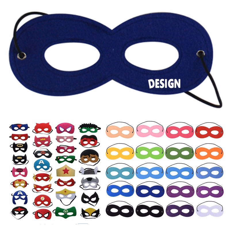 Holiday Halloween Felt Eye Masks