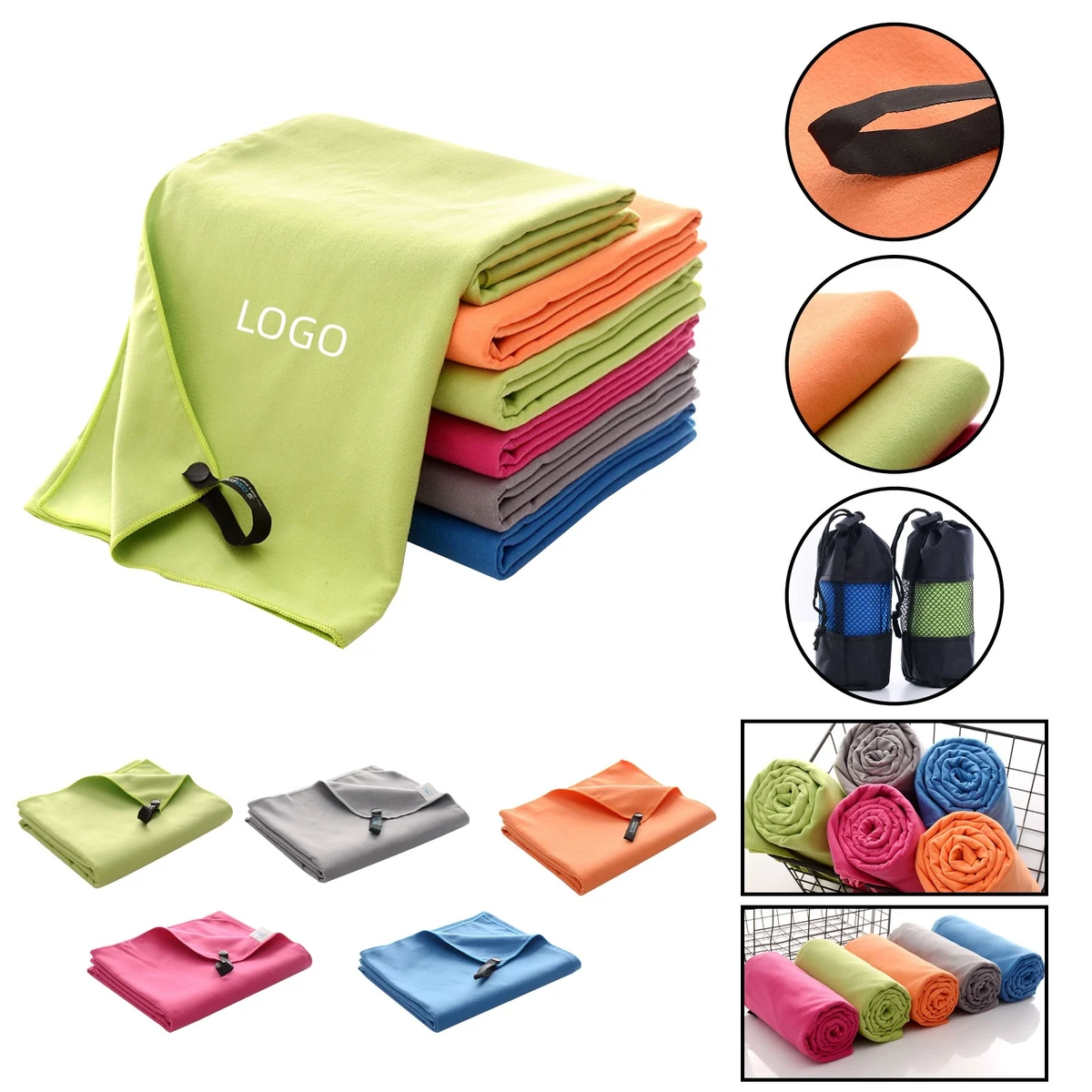 Quick Dry Lightweight Microfiber Beach Towel 1