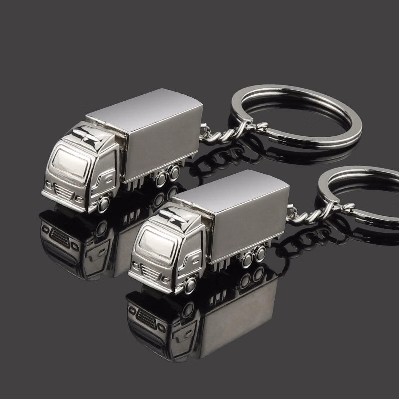 metal truck keychain