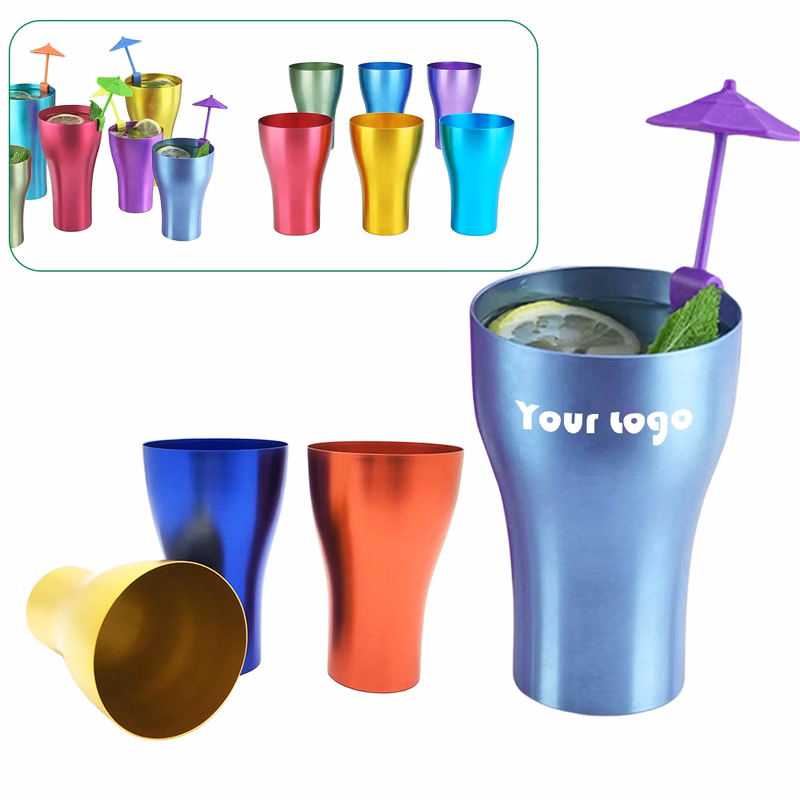 12oz Aluminum Cups Reusable for Party Supplies Drinks Stacka