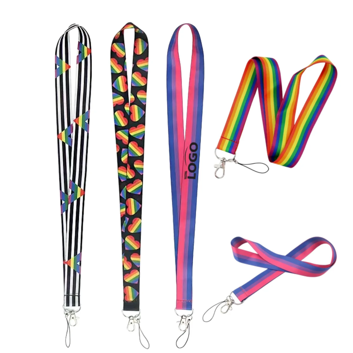 Polyester Phone & ID Badge Lanyard 1