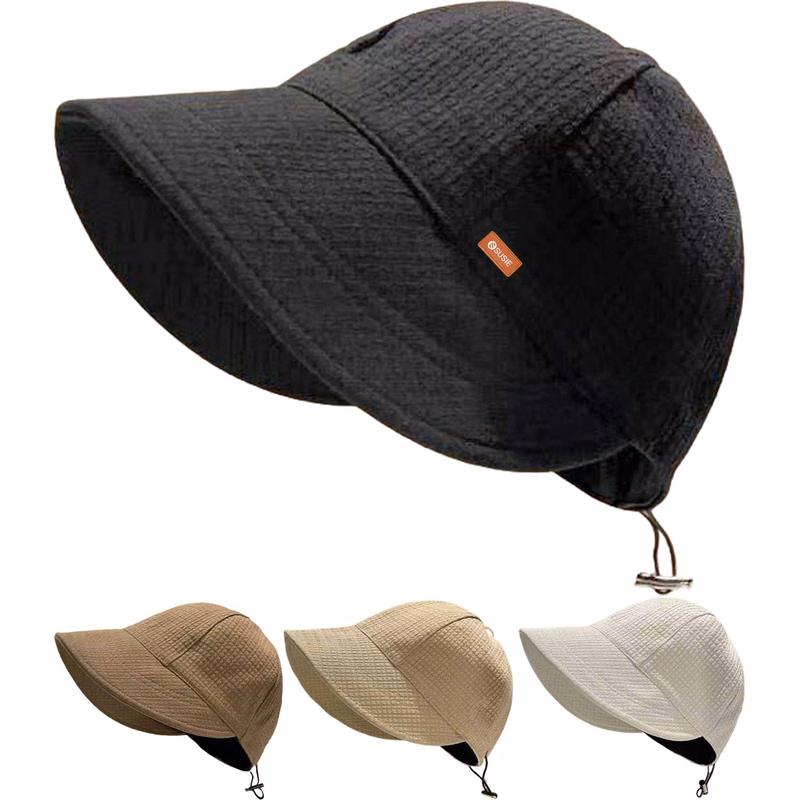 Adjustable Waffle Knit Sun Protection Fisherman Hat