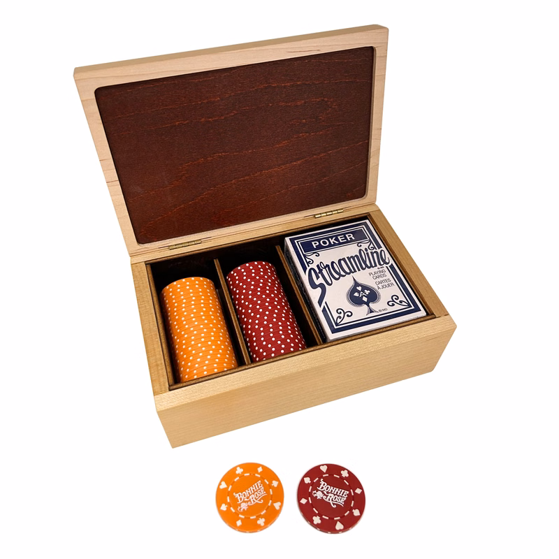 Hinge Lid Game Box, 7.375 x 4.75 x 3.0"