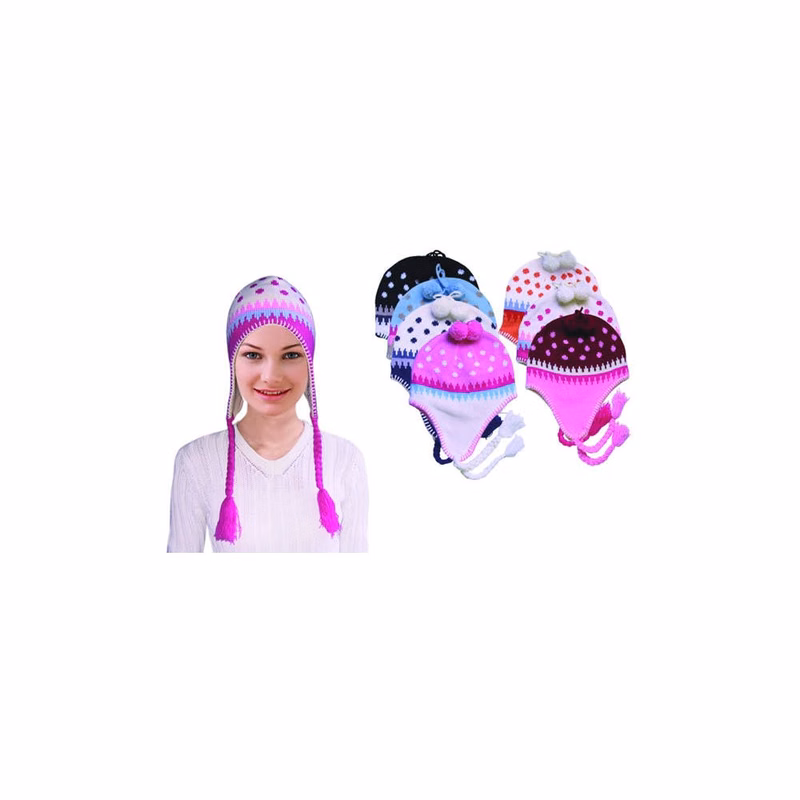 Women's Knitted Flap Hats Assorted
