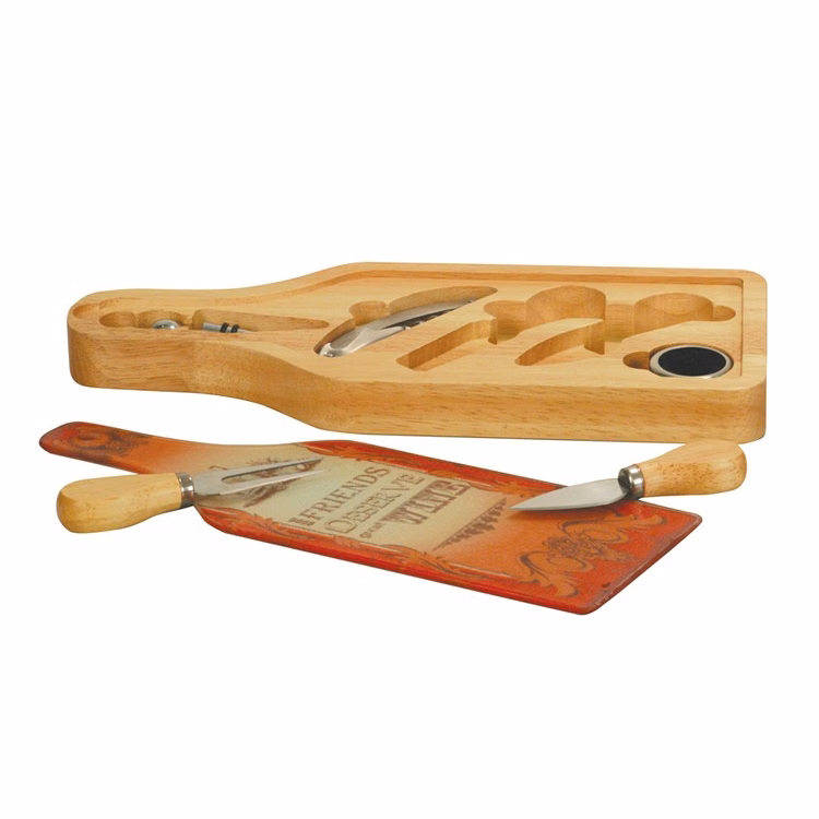 Dye Sublimated Wine & Cheese Set